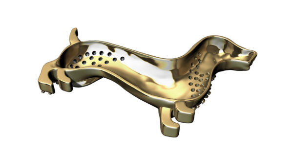 Luxurious 3D Gold Pendant - Dog - Image 4