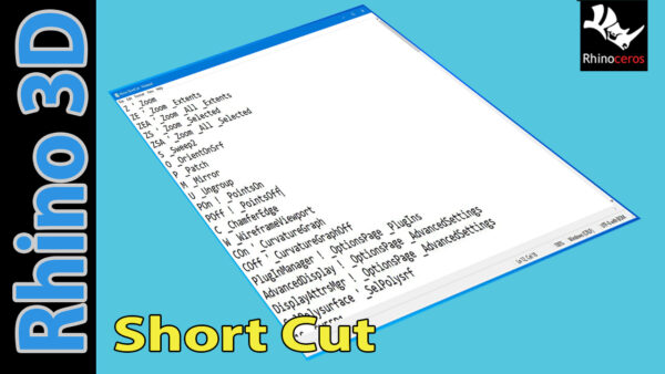 Essential Rhino 3D Shortcuts for Efficient 3D Modeling & Time-Saving